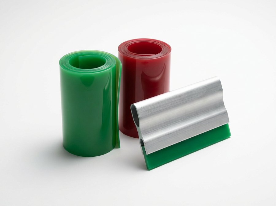 Aluminum Squeegee Handle Set, Triple Durometer